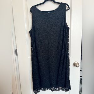 Chaps Lace Dress: Women’s 22W